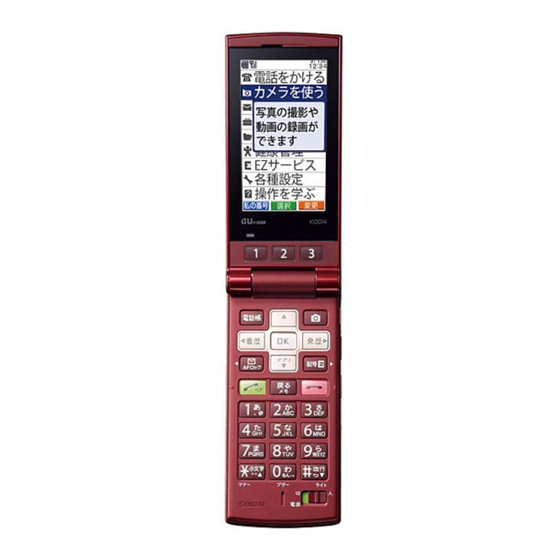 KDDI au K004 Basic Manual