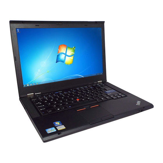 Lenovo ThinkPad T420s Podręcznik Użytkownika
