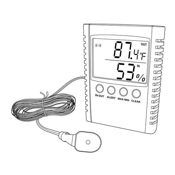 Brookstone Indoor/Outdoor Digital Thermometer User Manual