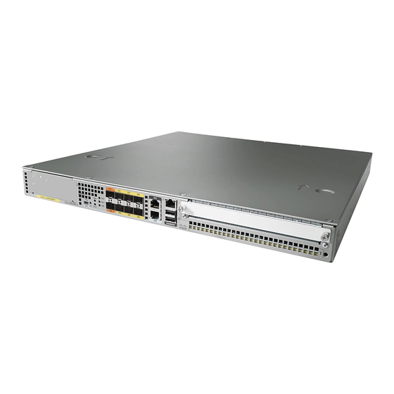 Cisco ASR 1001-X Manuals