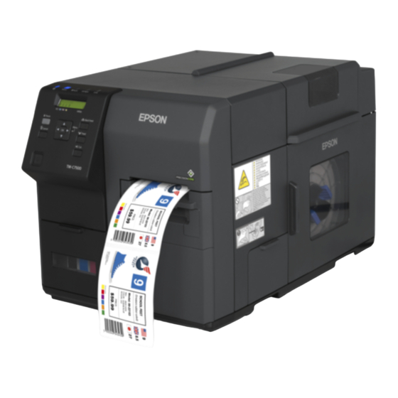 Epson TM-C7500 Setup Manual