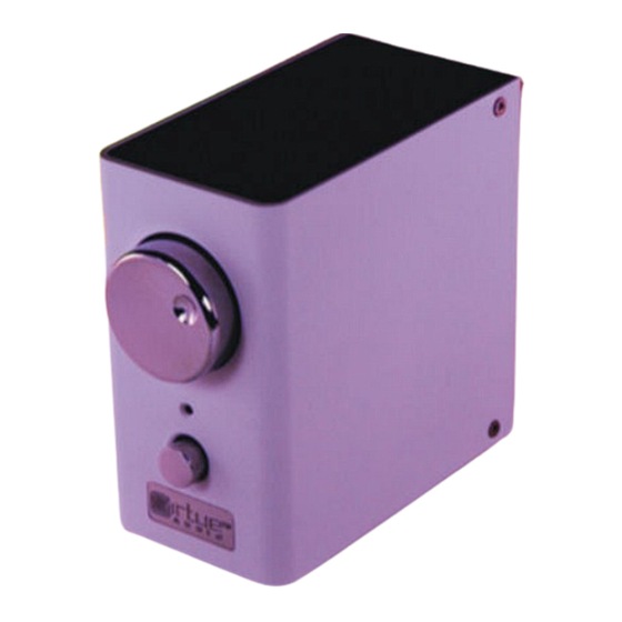 Virtue Audio one Owner's Manual