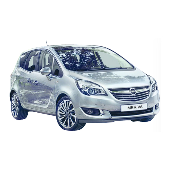 Opel 2015 Meriva Owner's Manual