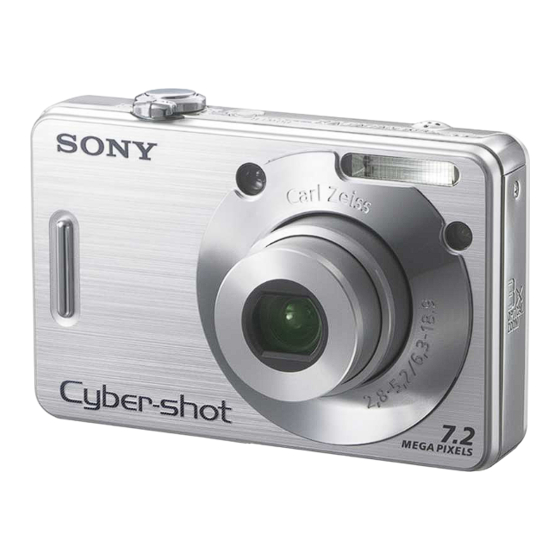 Sony DSC-W70 Service Manual