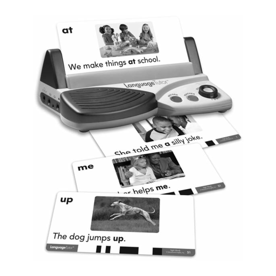 Educational Insights EI-2306 Language Tutor Instructions For Use Manual