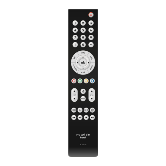 Ruwido RC 12110 Manual
