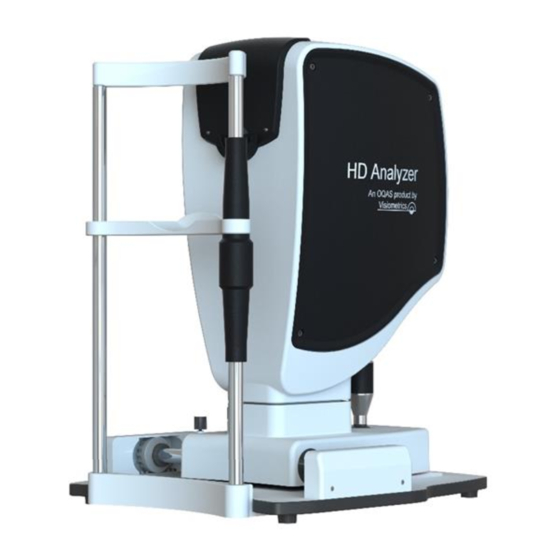 Visiometrics HD Analyzer OQAS User Manual