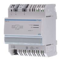 Hager TXA112 Quick Start Manual