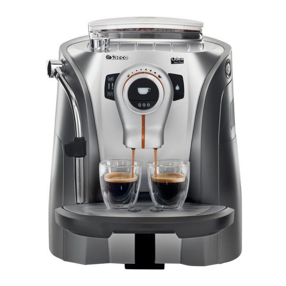 Saeco Odea Giro Plus Quick Start Manual