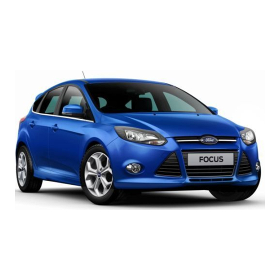 Ford Focus 3 c346 2013 Manuals