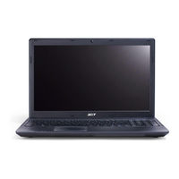 Acer TravelMate 5735G User Manual