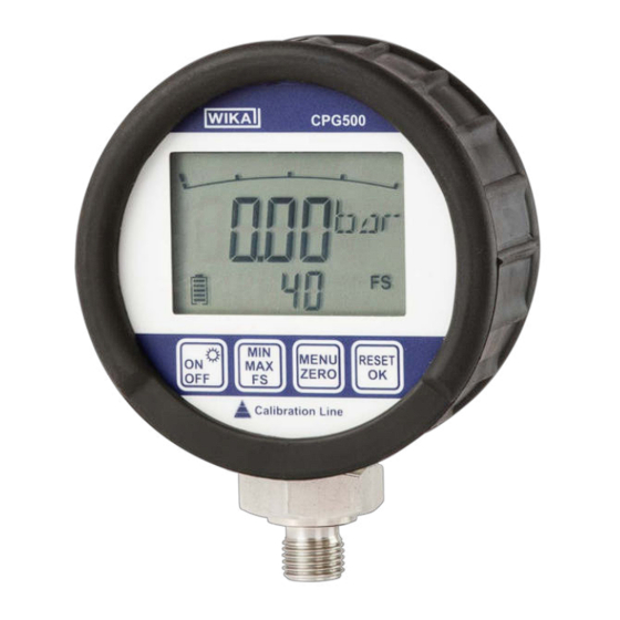 ICS Schneider Messtechnik CPG500 Manual
