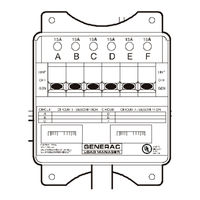 Generac Power Systems Power Transfer System with Dual Load Manager Owner's Manual