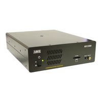 AOR AR2300 Operating Manual