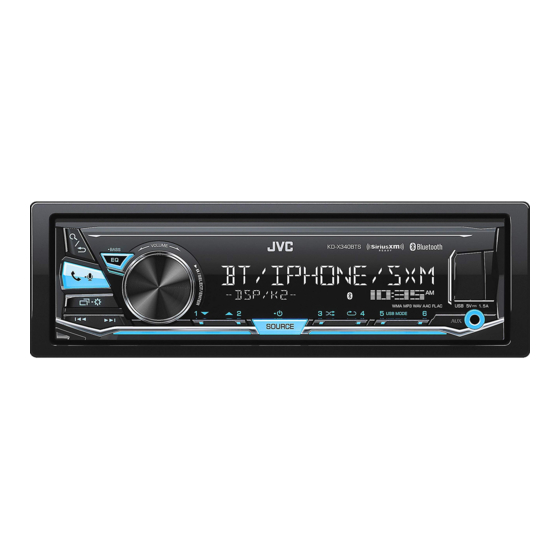 JVC KD-X240BT Instruction Manual