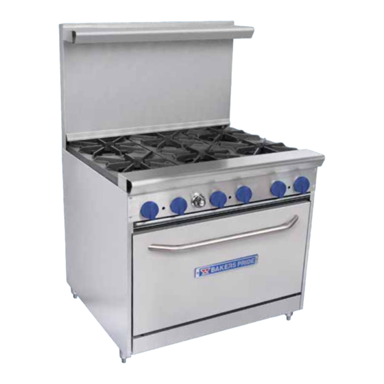 Bakers Pride 24BPV4B20N Operation Manual