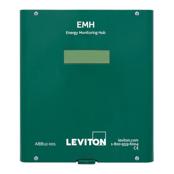 Leviton Energy Monitoring Hub A8812 Manuals