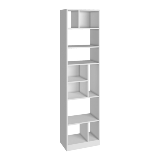 Manhattan Comfort Valenca Bookcase 4.0 Assembly Instructions Manual