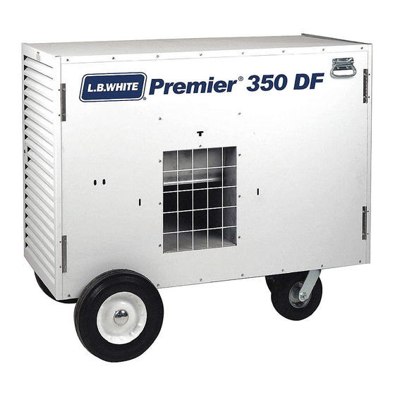 L.B. White Premier TS350DF Owner's Manual And Instructions
