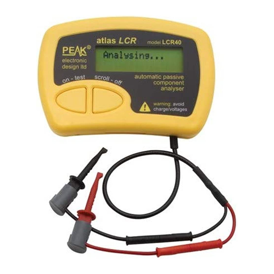 Atlas LCR40 User Manual