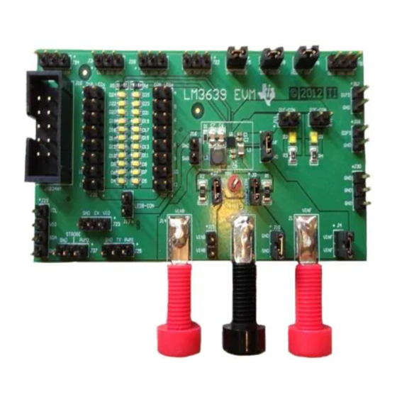 Texas Instruments LM3639A User Manual