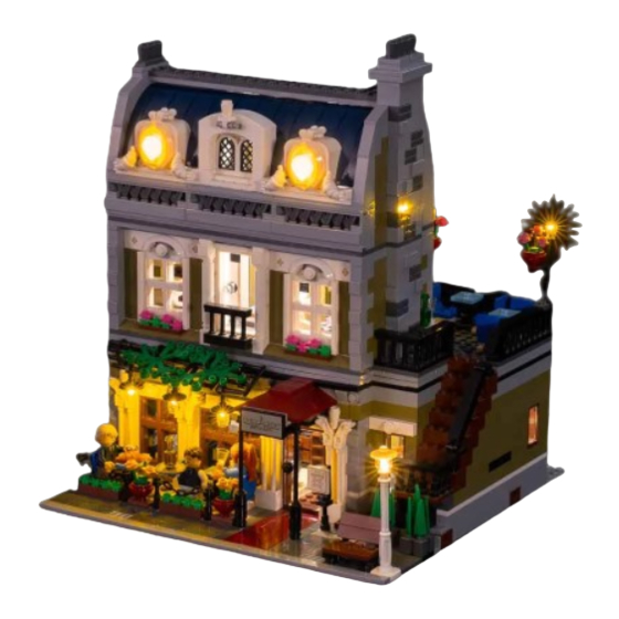 LIGHT MY BRICKS LEGO PARISIAN RESTAURANT 10243 LIGHT KIT Installation Manual