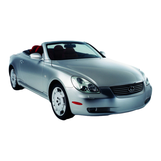Lexus SC 430 2004 Manual