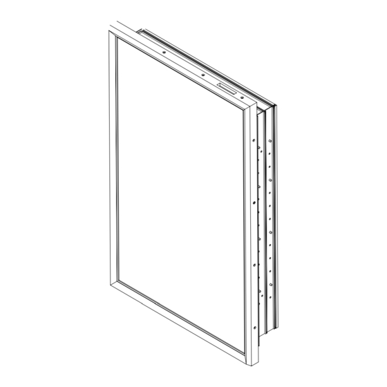 RH METAL BEVELED MEDICINE CABINE Assembly And Installation Instructions