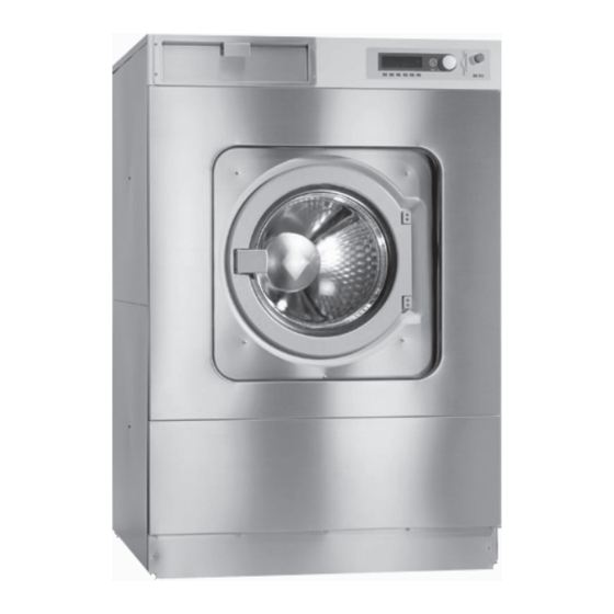 Miele professional PW 6241 Operating Instructions Manual