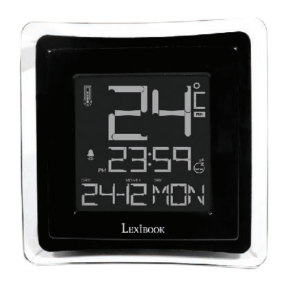 LEXIBOOK TH010 THERMOCLOCK PURE Instruction Manual