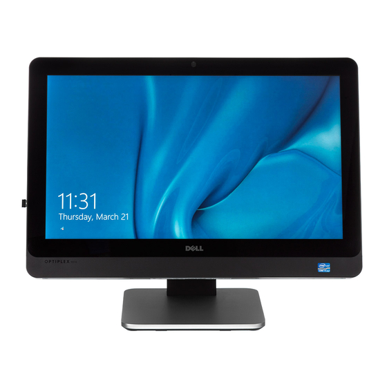 Dell Optiplex 9010 All In One Reference Manual