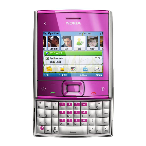 Nokia X5-01 Service Manual