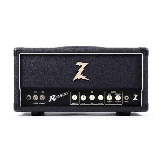 DR. Z Amplification Remedy ZA-27 Manual