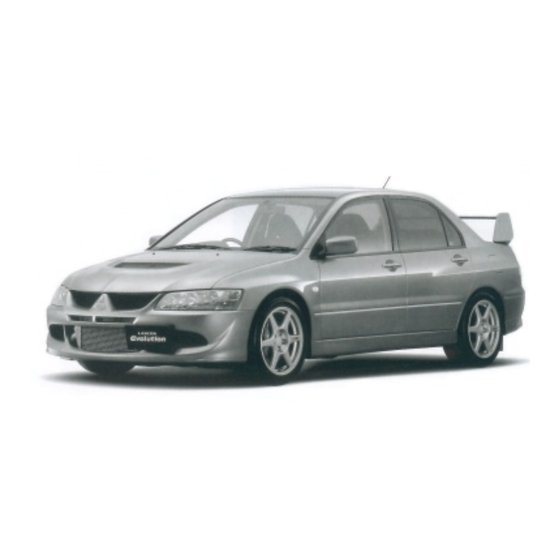 Mitsubishi MOTORS LANCER EVOLUTION-VIII Technical Information