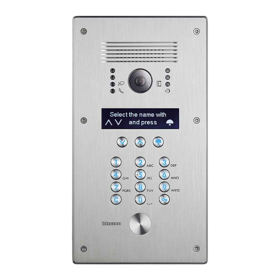 Bticino 308040 Installer Manual