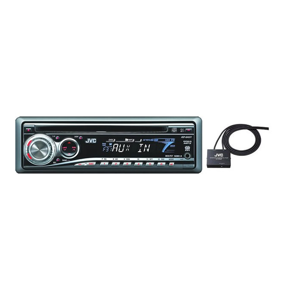 JVC KD-G432 Instructions Manual