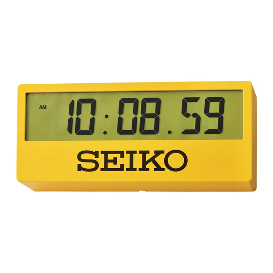 Seiko QHL073 Instruction Manual