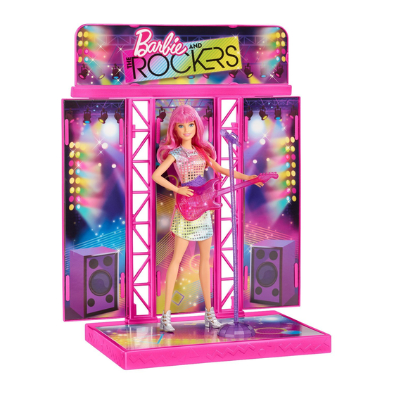 Mattel Barbie AND THE ROCKERS FHC08 Instructions