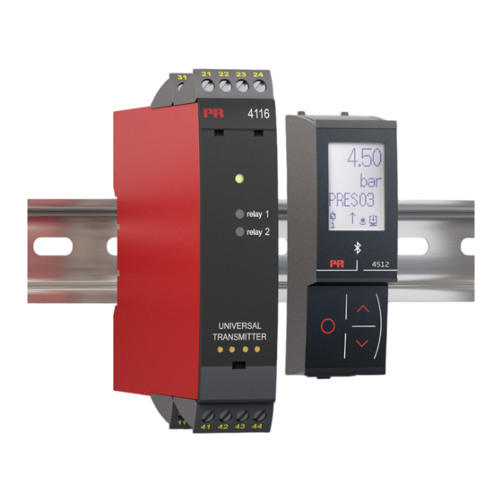 PR electronics 4116V106-UK Product Manual