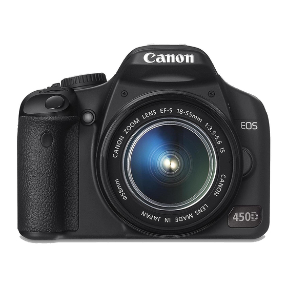 Canon 450D - EOS Rebel XSi Manuals