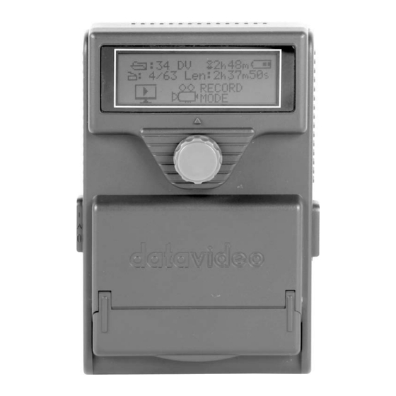 Datavideo DN-60 Instruction Manual