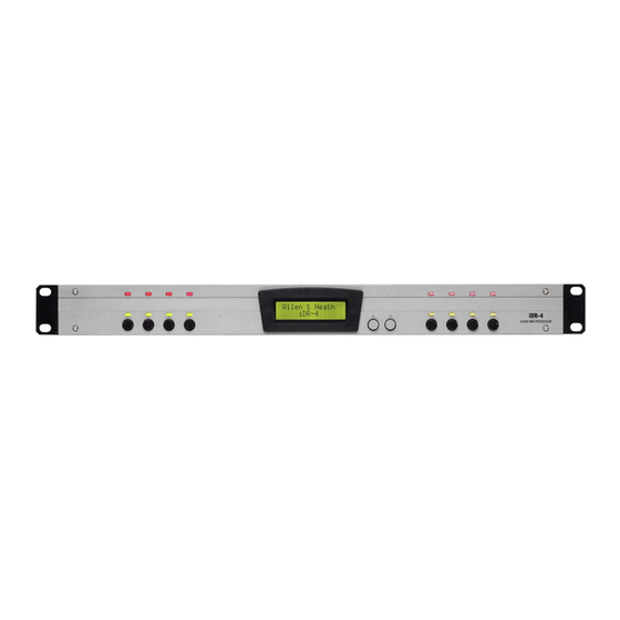 ALLEN & HEATH iDR-4 User Manual
