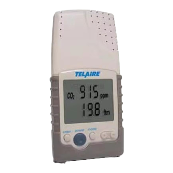 Telaire 7001 Manual