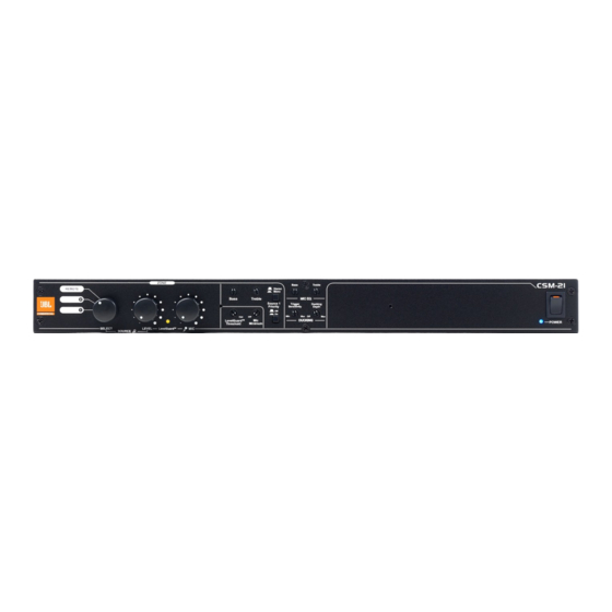 Harman JBL CS Series Application Manual