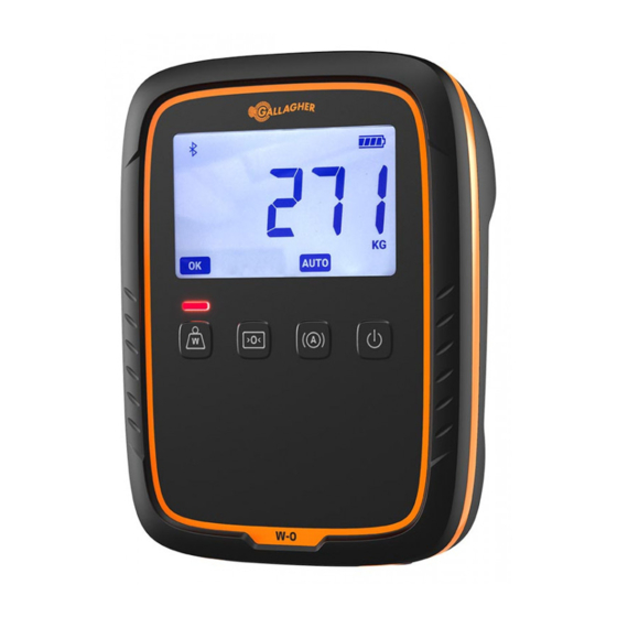 Gallagher W-0 Quick Start Manual