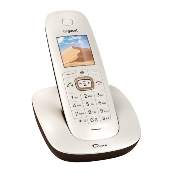 Gigaset Dune CL540 Manual