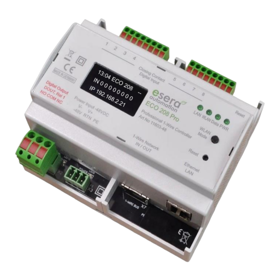 esera automation ECO 208 PRO User Manual