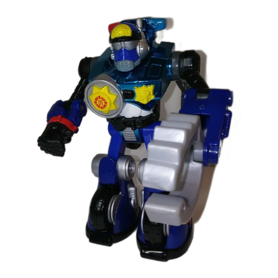 Fisher-Price ROBO TEAM RESCUE HEROES Clamp Down Police Robot Quick Start Manual
