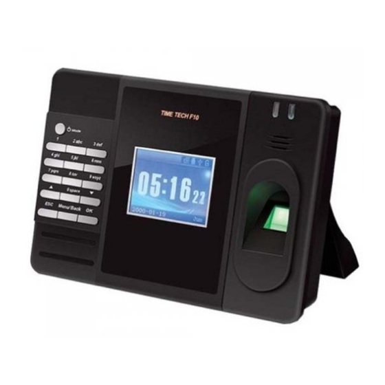 Time Tech F10 Hardware Manual
