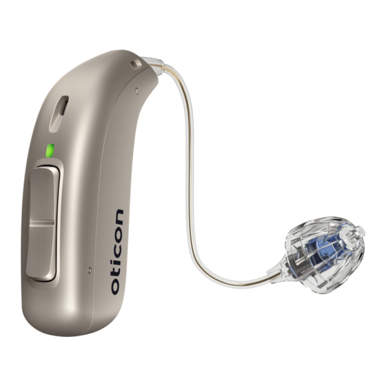 oticon miniRITE R Instructions For Use Manual